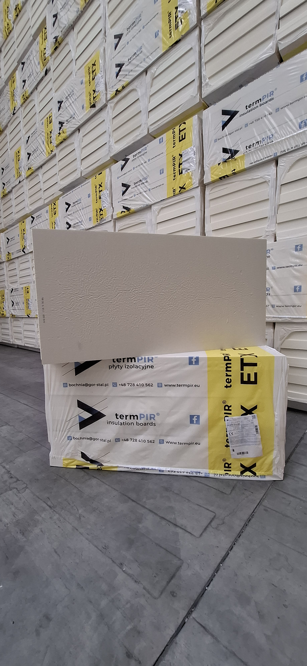 termPIR ETX ʎ 0,025 - 0,027 PIR desky fasádní tepelná izolace 1200x600mm_ukázka2