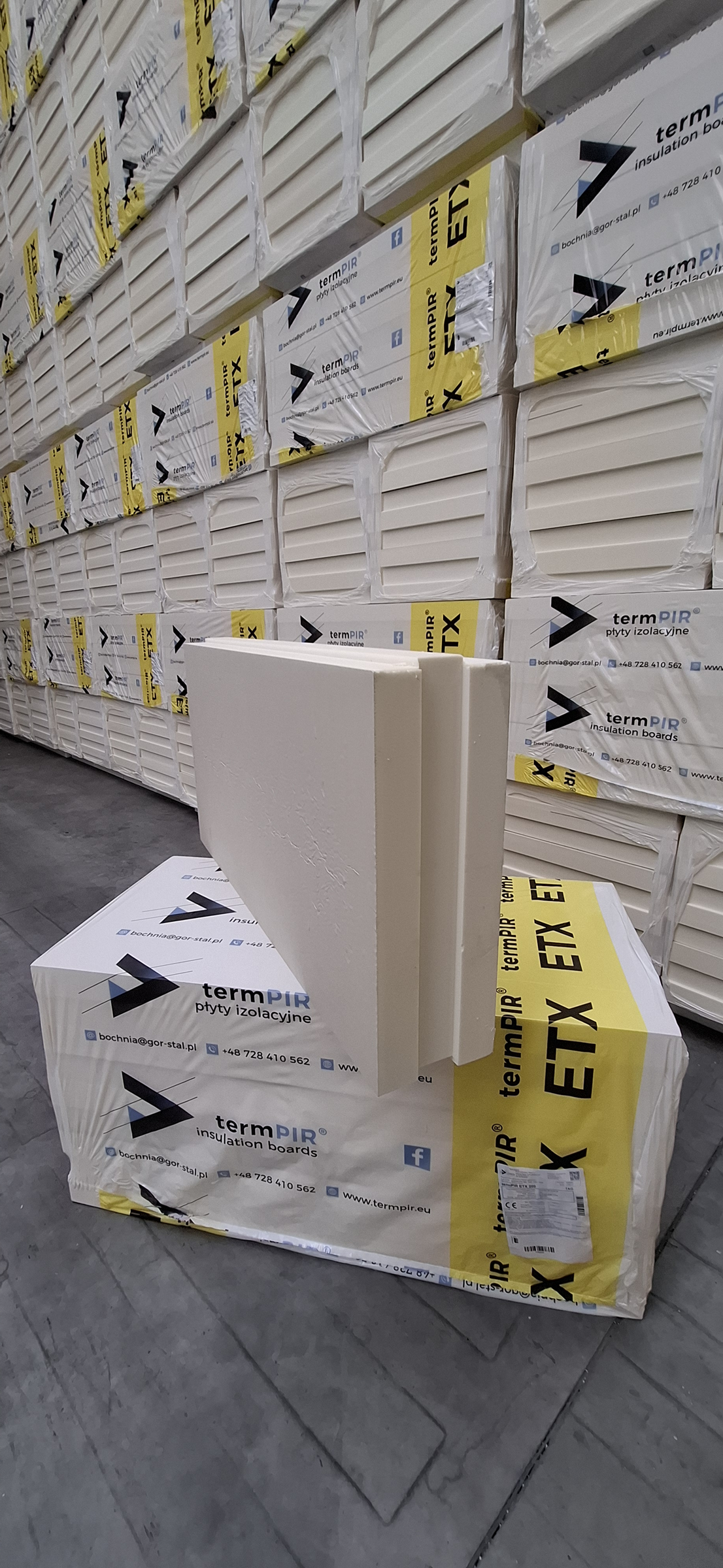 termPIR ETX ʎ 0,025 - 0,027 PIR desky fasádní tepelná izolace 1200x600mm_ukázka3