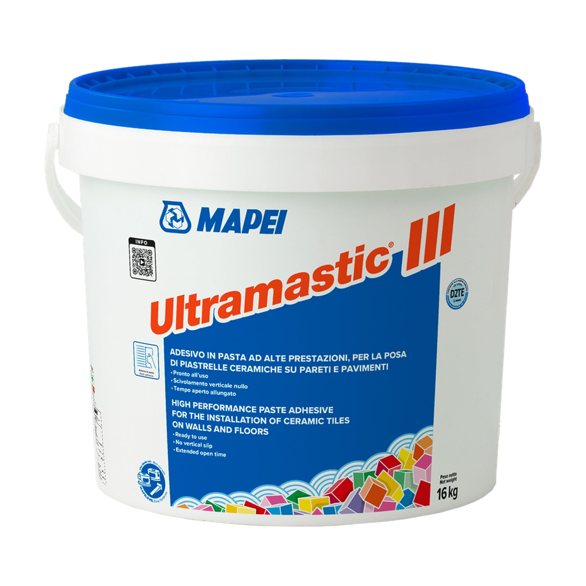 MAPEI Ultramastic 3 disperzní lepidlo na obklady a dlažbu 16 kg