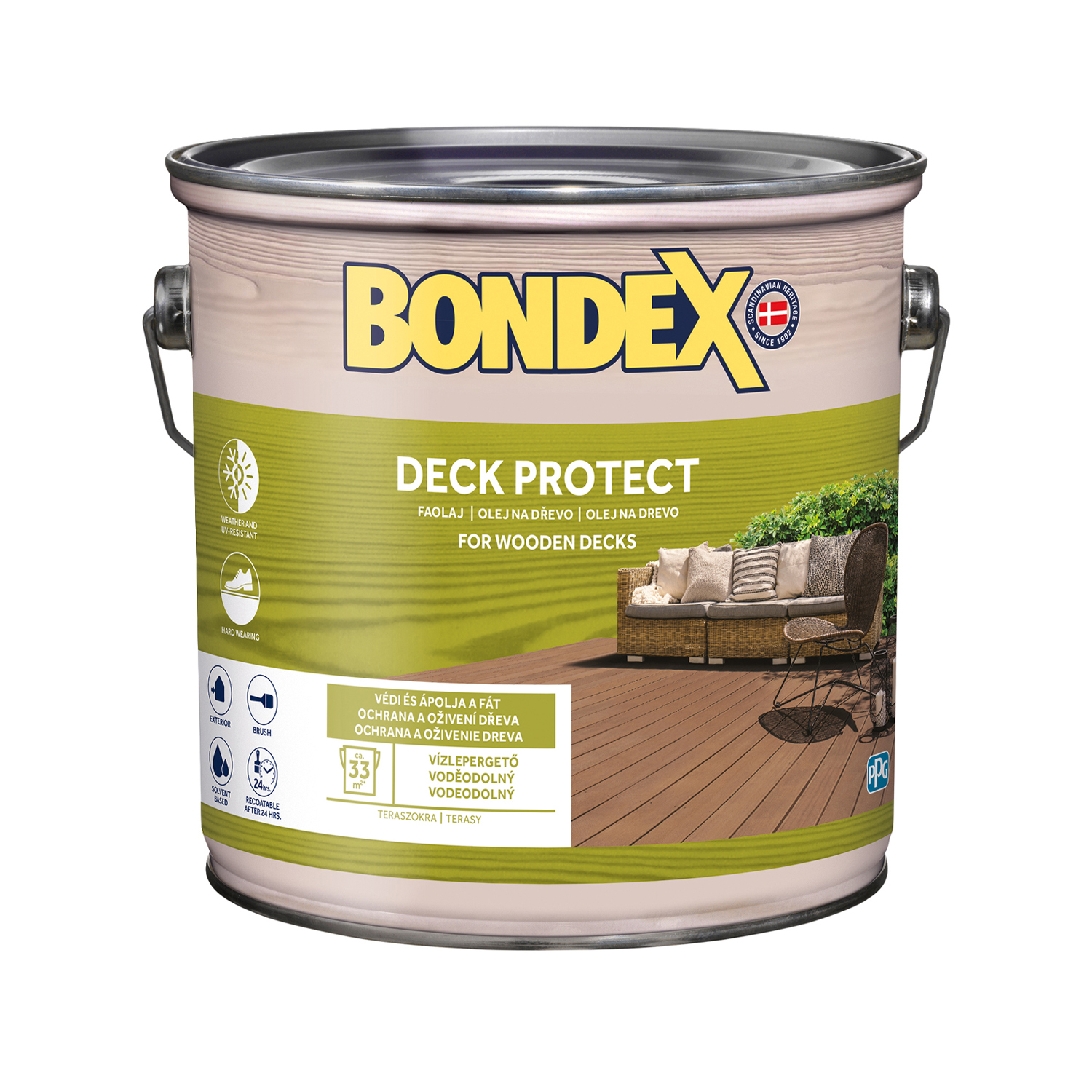 BONDEX DECK PROTECT napouštěcí olej na dřevo