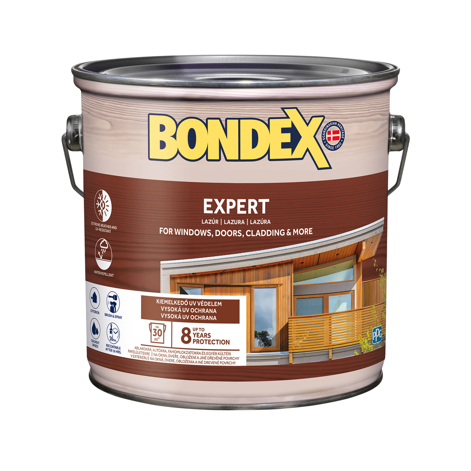 BONDEX EXPERT silnovrstvá syntetická lazura na dřevo 2,5 l