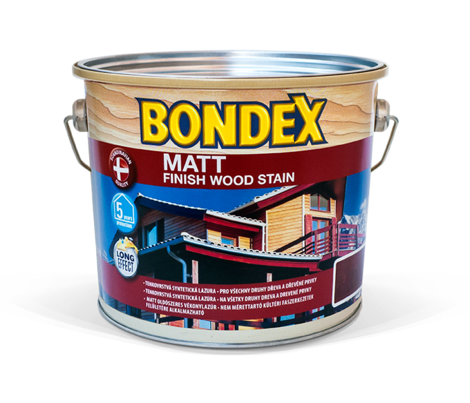 BONDEX MATT tenkovrstvá syntetická lazura na dřevo