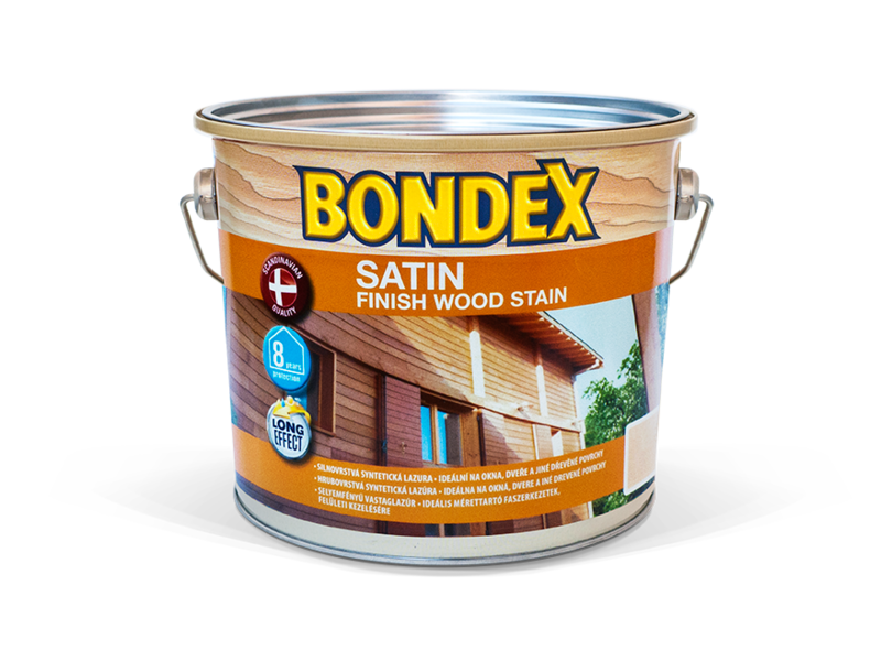 BONDEX SATIN silnovrstvá syntetická lazura na dřevo