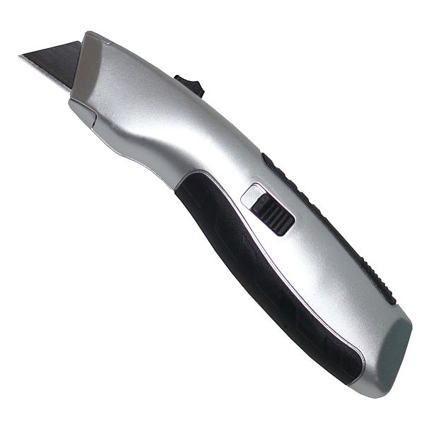 Ořezávač vysouvací, 18mm, celokovový lichoběžníkový nůž