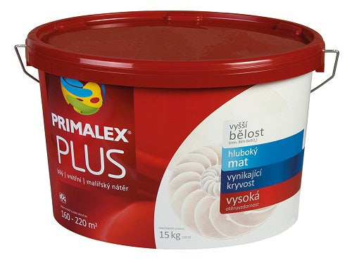 PRIMALEX PLUS bílá interiérová malířská barva na zeď